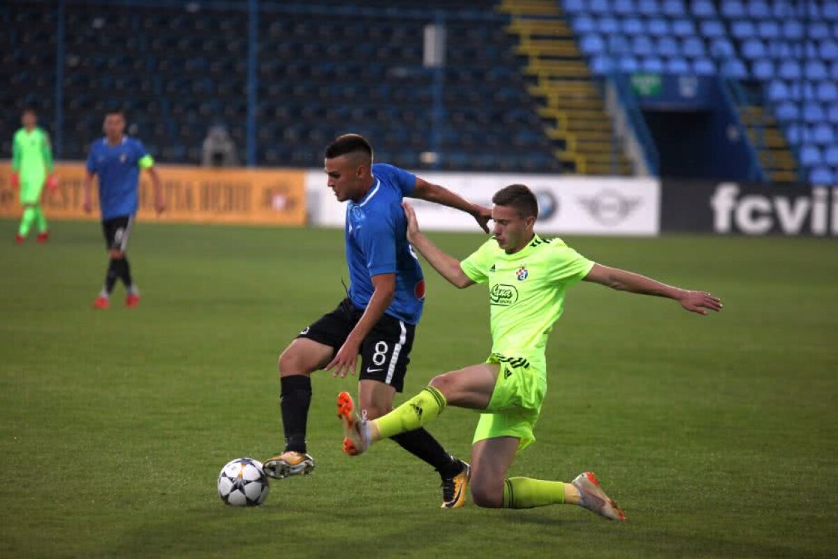 FOTO Viitorul U19 debutează în Youth League cu o înfrângere, 0-1 cu Dinamo Zagreb U19