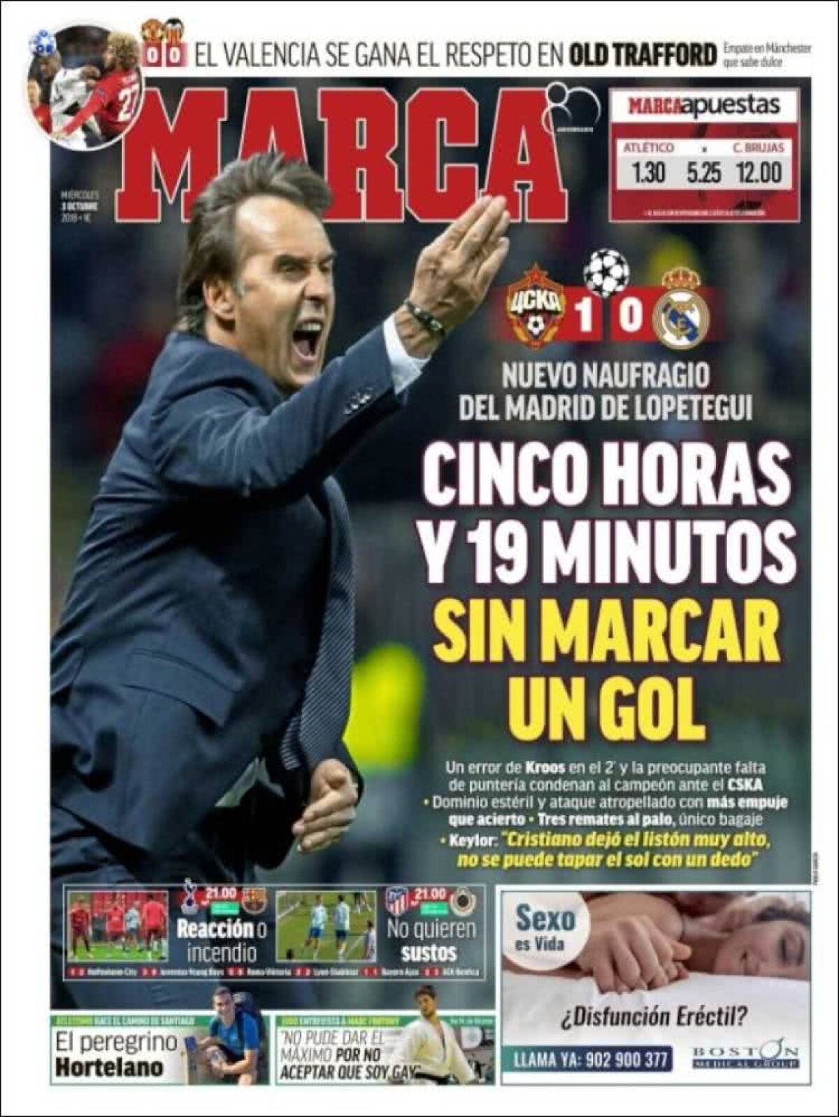 Ce scriu azi ziarele de sport din lume (3 octombrie 2018)