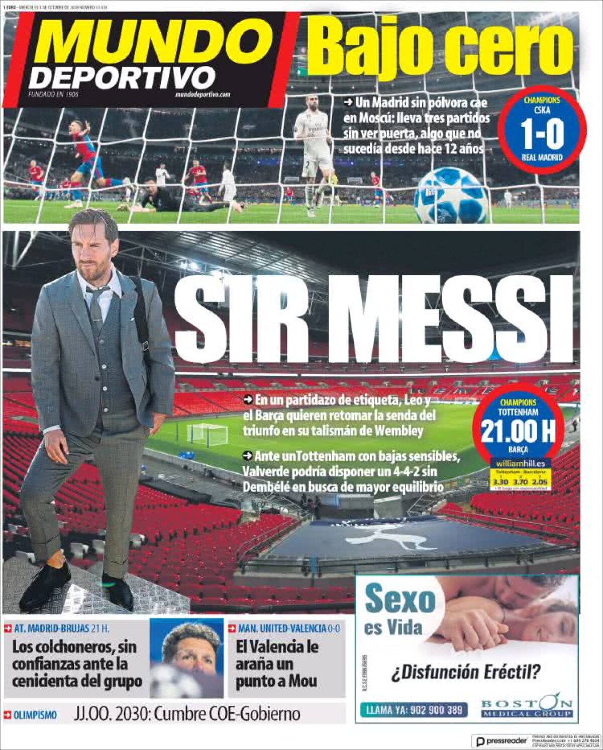 Ce scriu azi ziarele de sport din lume (3 octombrie 2018)