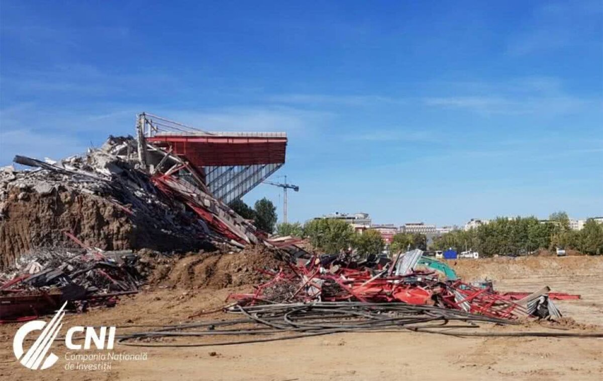 FOTO SPECTACULOS  A căzut și oficiala din Ghencea! Cum arată stadionul "Steaua" după demolare