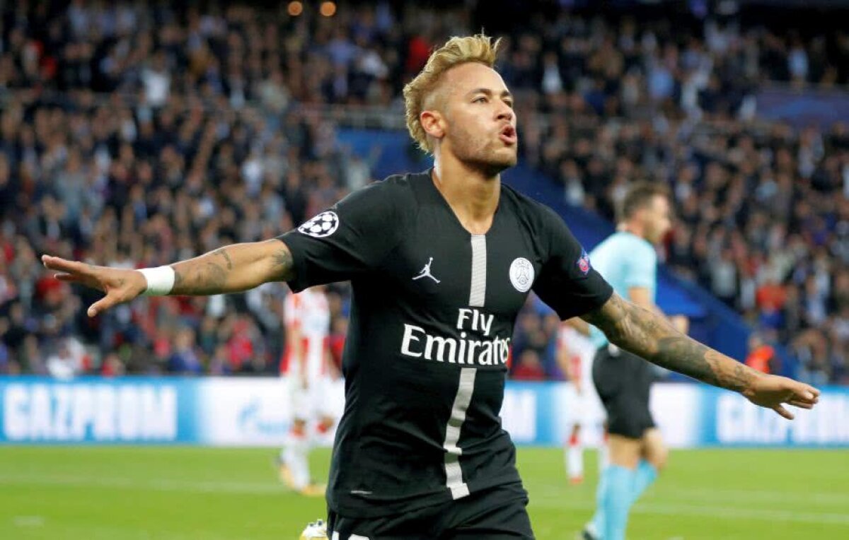 VIDEO+FOTO Neymar, direct pe primul loc în istorie după un meci de "10" cu Steaua Roșie!