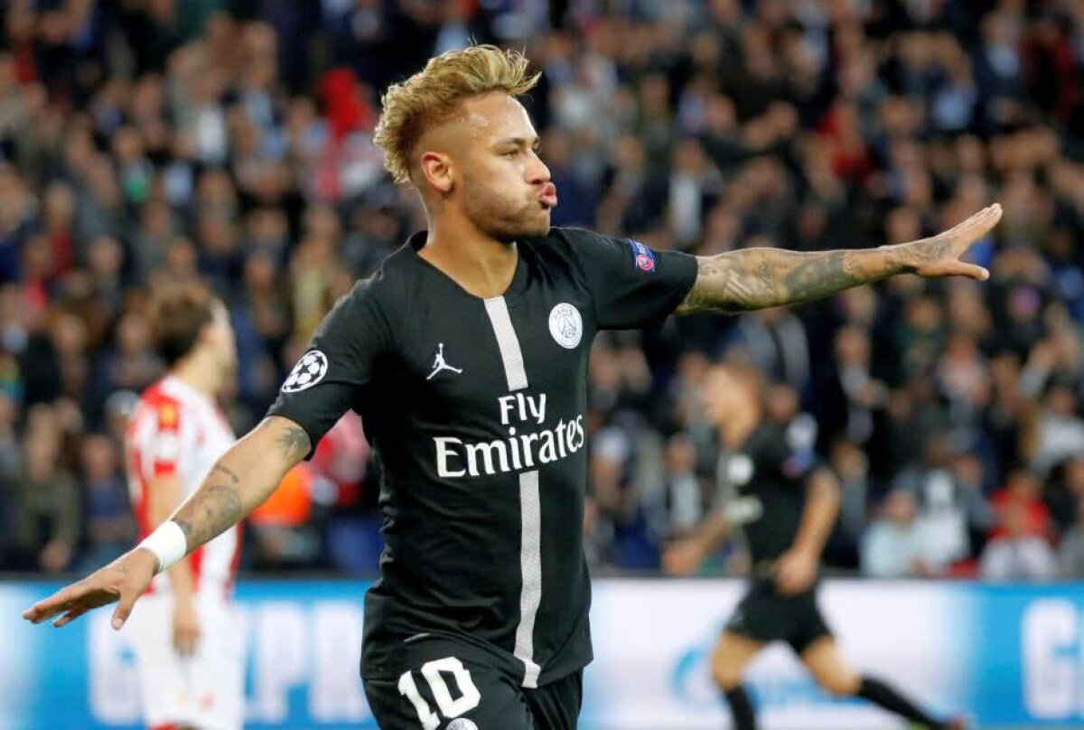 VIDEO+FOTO Neymar, direct pe primul loc în istorie după un meci de "10" cu Steaua Roșie!