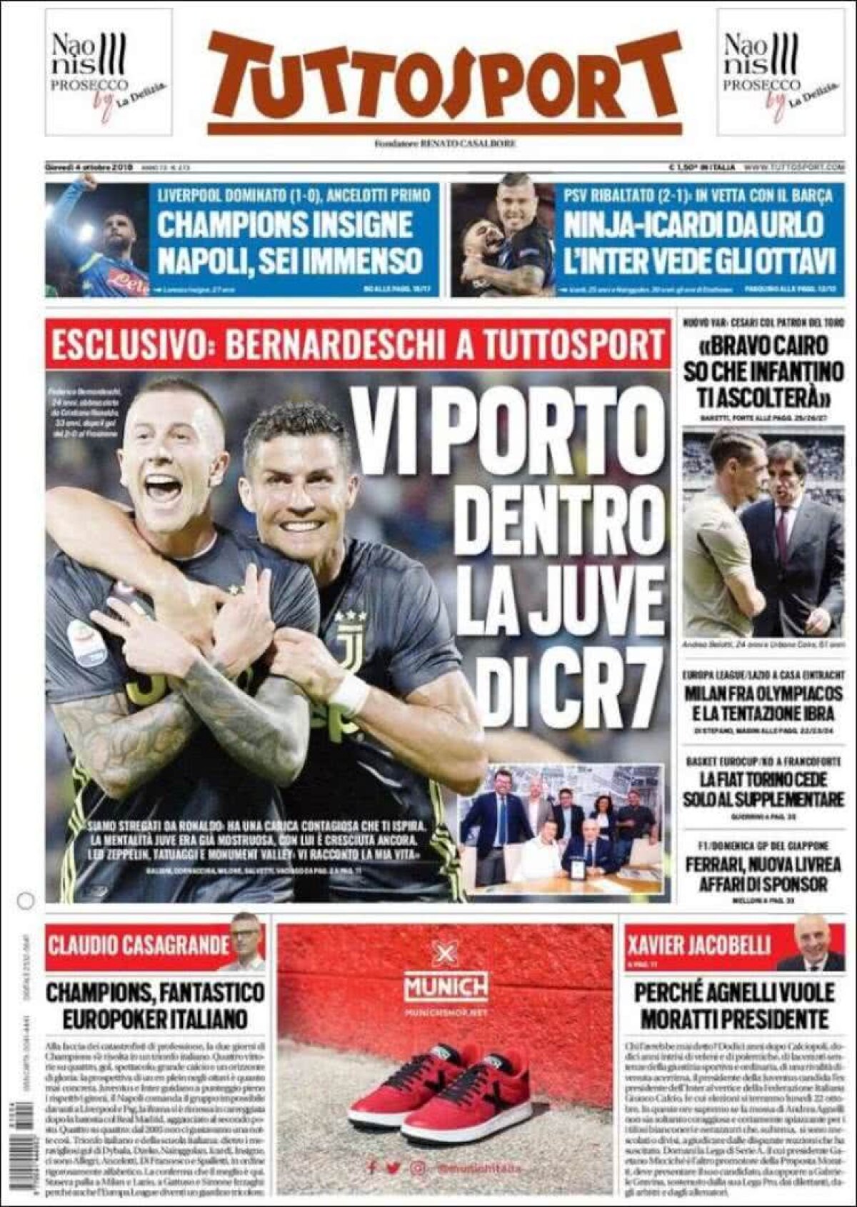 Ce scriu azi ziarele de sport din lume (4 octombrie 2018)