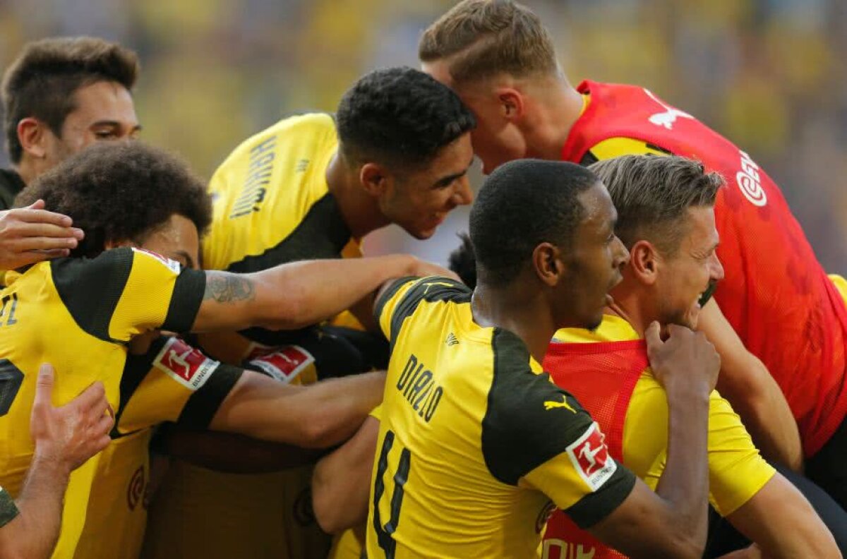 FOTO Nebunie totală în Bundesliga » O nouă revenire colosală penru Borussia Dortmund: oaspeții conduceau cu 2-1 în minutul 80, dar finalul a fost ULUITOR