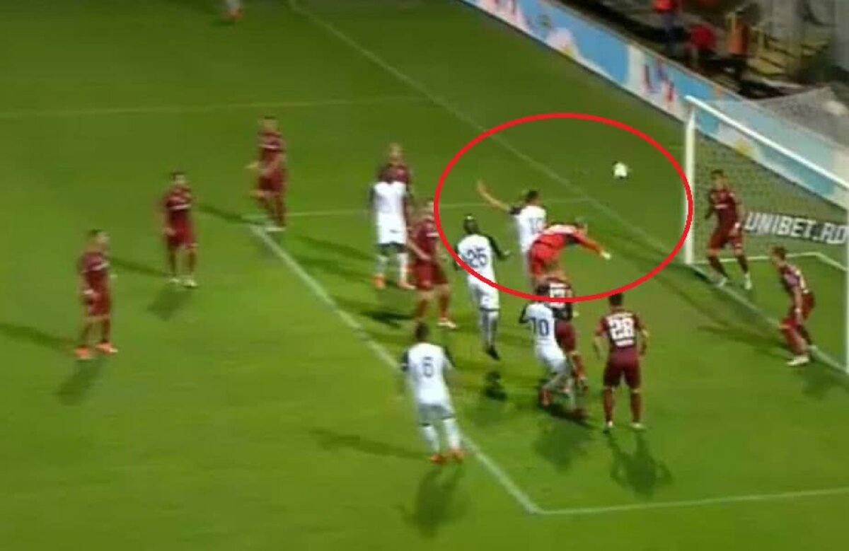 ASTRA GIURGIU - CFR CLUJ // FOTO Hațegan anulează un gol în minutul 2! Giurgiuvenii n-au înțeles nimic » A fost corectă decizia? 