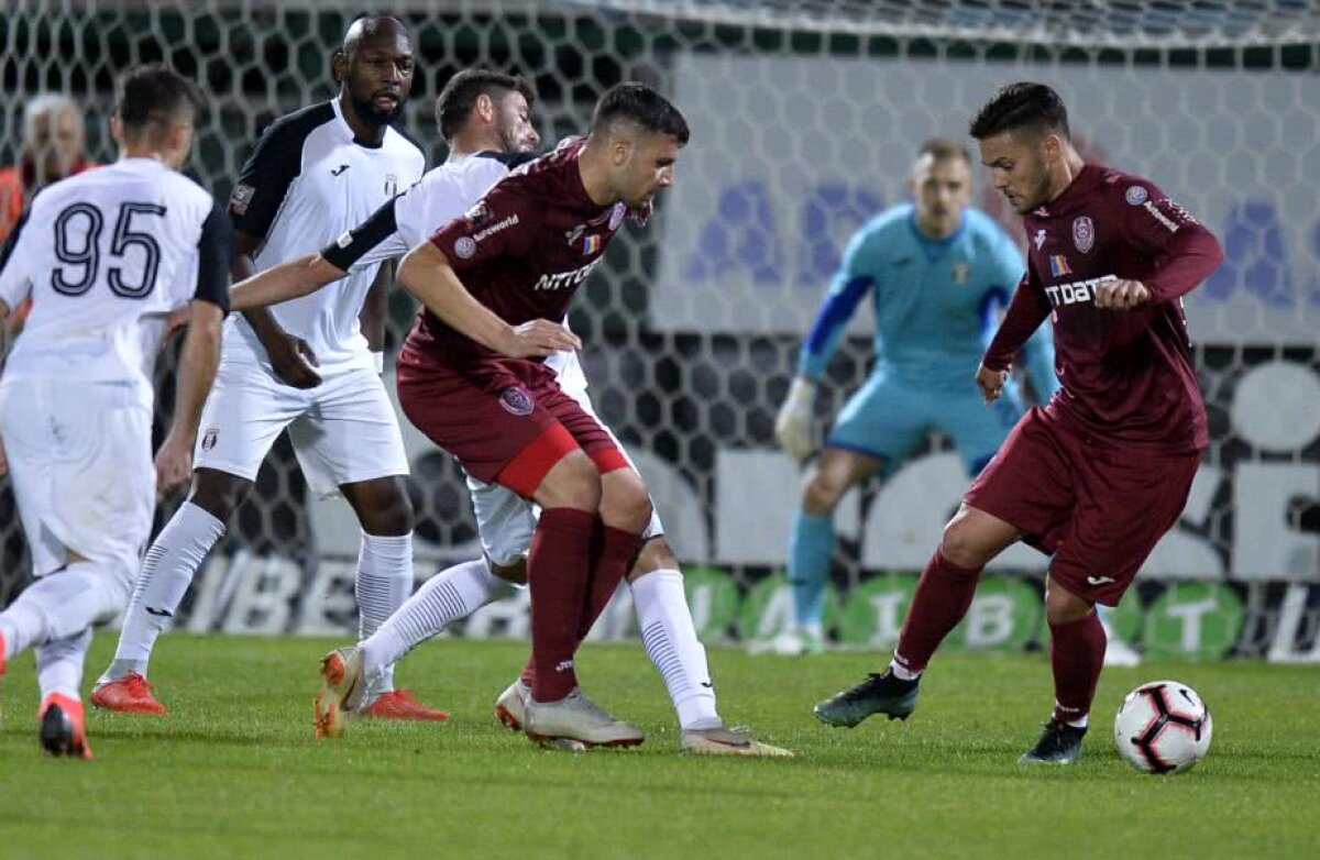 ASTRA GIURGIU - CFR CLUJ 1-2 // Campioana câștigă pe terenul Astrei și se apropie periculos de FCSB