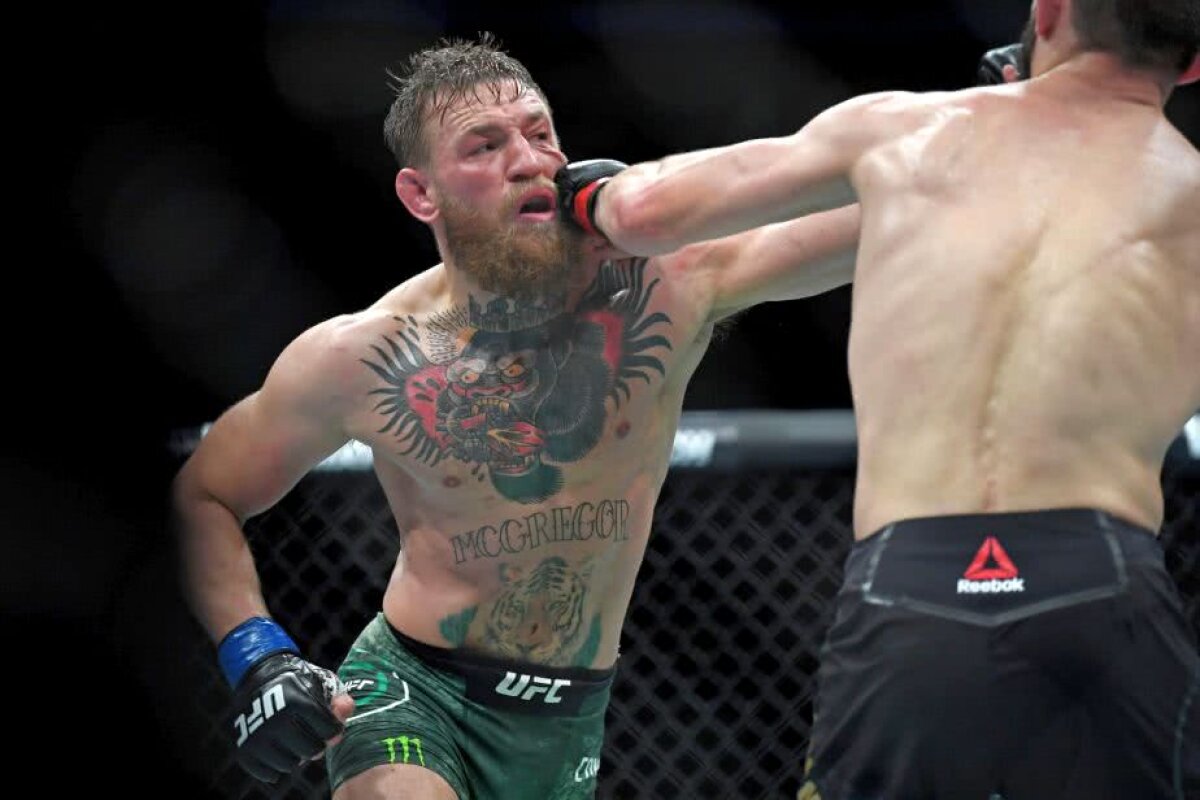 VIDEO + FOTO Conor McGregor, nicio șansă în fața lui Nurmagomedov » Haos și bătaie generală după meci