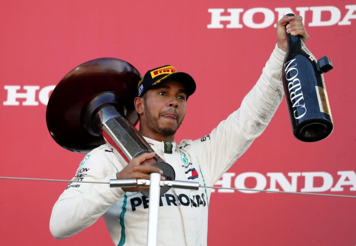 GALERIE FOTO Hamilton e tot mai aproape de un titlu de campion! Cursă perfectă pentru Lewis + DEZASTRU pentru Ferrari