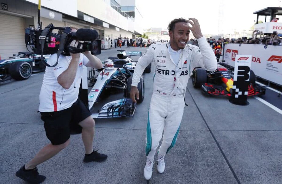 GALERIE FOTO Hamilton e tot mai aproape de un titlu de campion! Cursă perfectă pentru Lewis + DEZASTRU pentru Ferrari