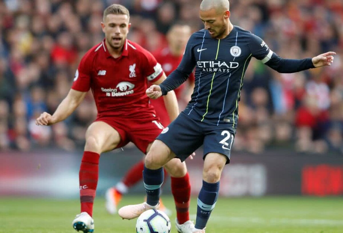 LIVERPOOL - MANCHESTER CITY 0-0 // Marile favorite la titlu au dezamăgit în derby-ul etapei din Premier League » Echipa lui Guardiola  a ratat un penalty în minutul 85