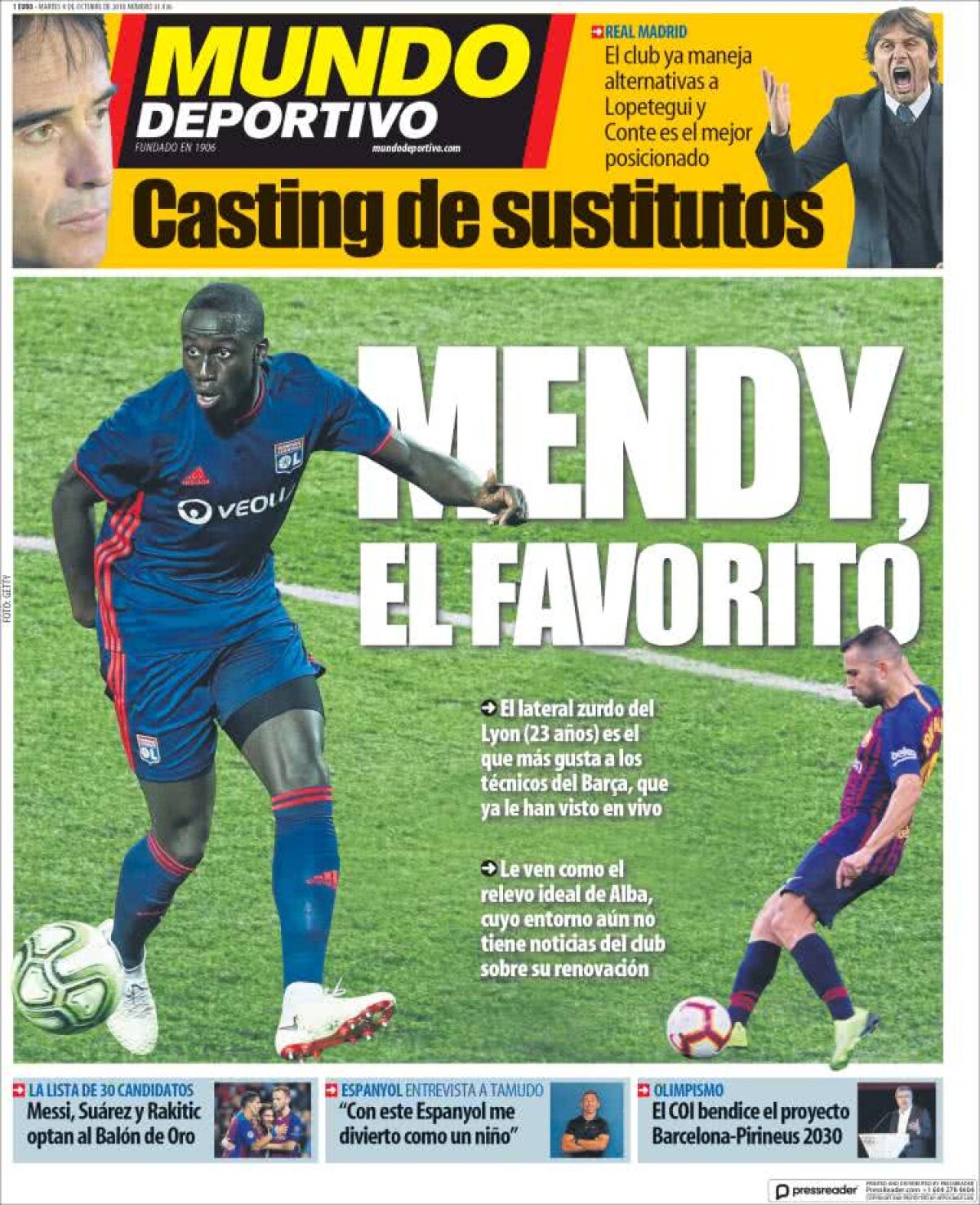 Ce scriu azi ziarele de sport din lume (9 octombrie 2018)