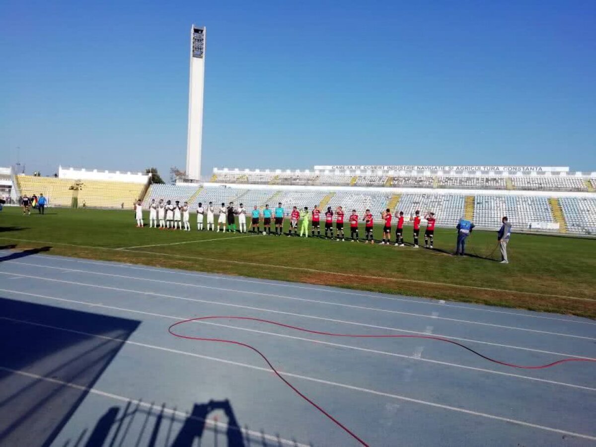 FOTO Reportaj din Constanța » Liniște și nu prea: Farul a revenit "acasă", dar s-a făcut de râs cu U Cluj, scor 0-3! Grigoraș s-a certat pe teren cu jucătorii