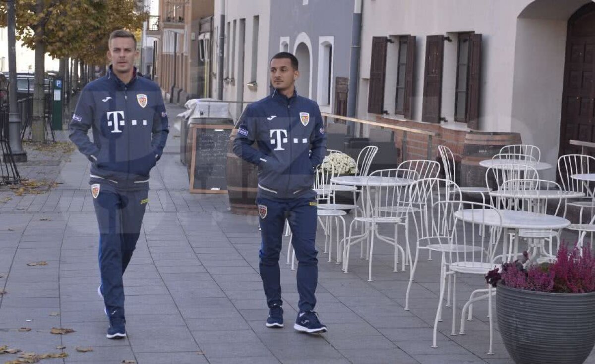 FOTO LITUANIA - ROMÂNIA // Corespondență din Vilnius » "Tricolorii" s-au relaxat în centrul orașului și au fost asaltați de fani