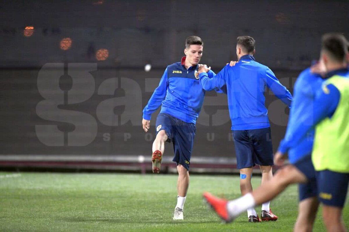 ROMÂNIA U21 - ȚARA GALILOR U21 // VIDEO + FOTO Imagini de la antrenamentul naționalei U21 a României: exercițiu inedit pus în practică de jucătorii lui Rădoi 