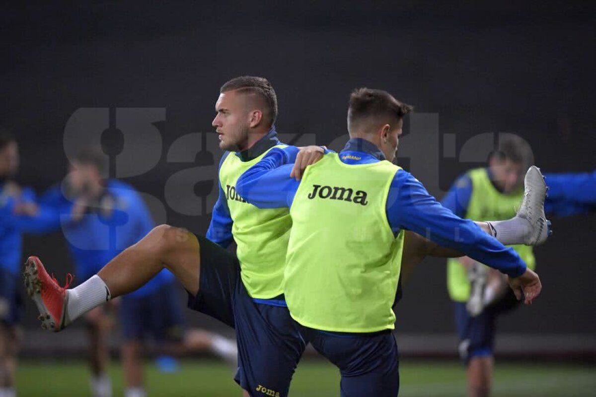 ROMÂNIA U21 - ȚARA GALILOR U21 // VIDEO + FOTO Imagini de la antrenamentul naționalei U21 a României: exercițiu inedit pus în practică de jucătorii lui Rădoi 