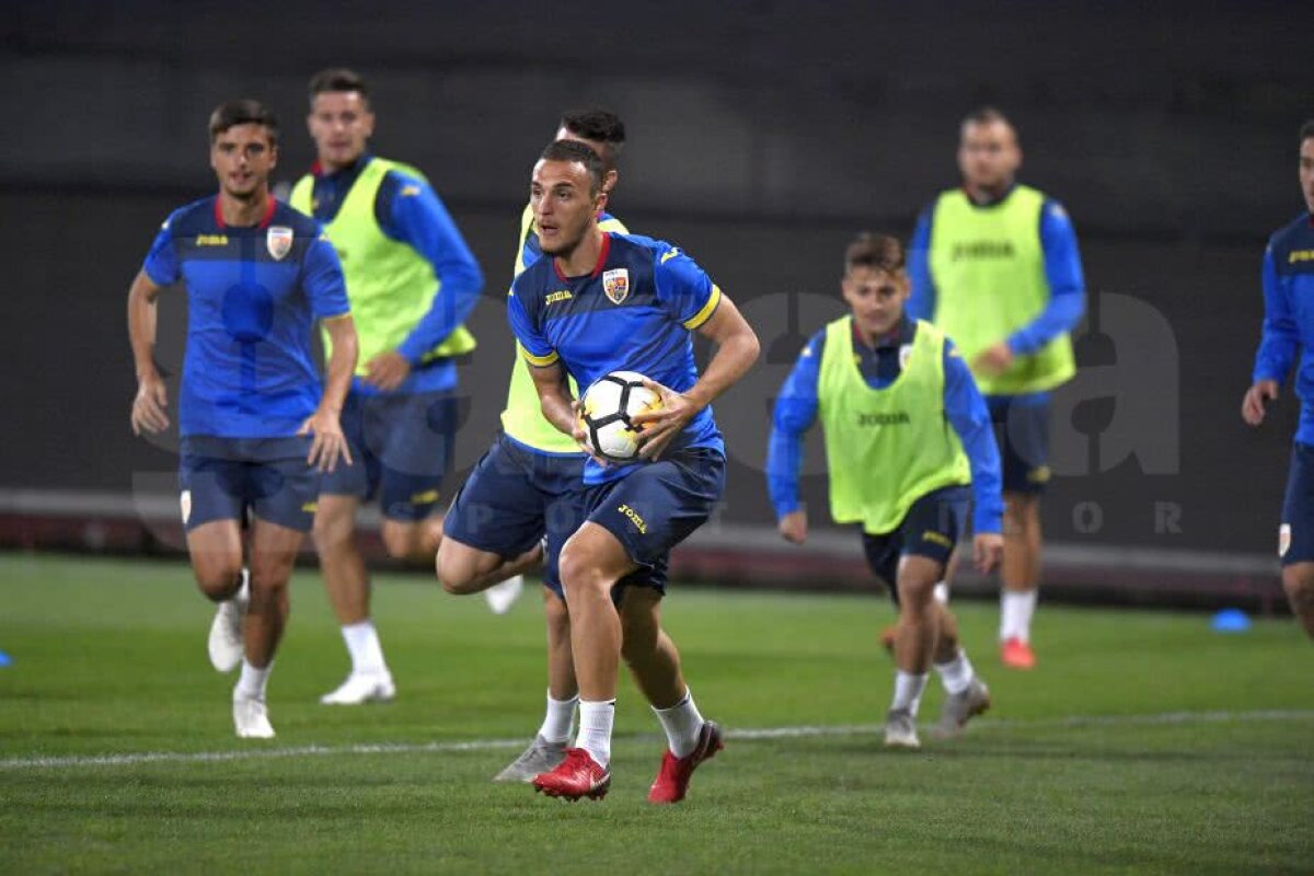 ROMÂNIA U21 - ȚARA GALILOR U21 // VIDEO + FOTO Imagini de la antrenamentul naționalei U21 a României: exercițiu inedit pus în practică de jucătorii lui Rădoi 