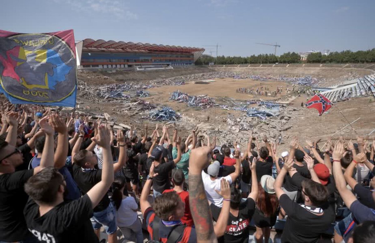 FOTO A rămas doar istoria! Cum arată în acest moment șantierul Ghencea + Totul despre noul stadion