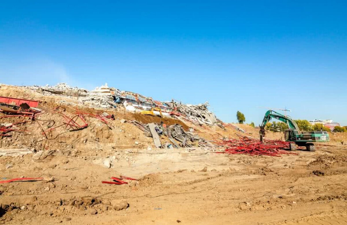 FOTO A rămas doar istoria! Cum arată în acest moment șantierul Ghencea + Totul despre noul stadion
