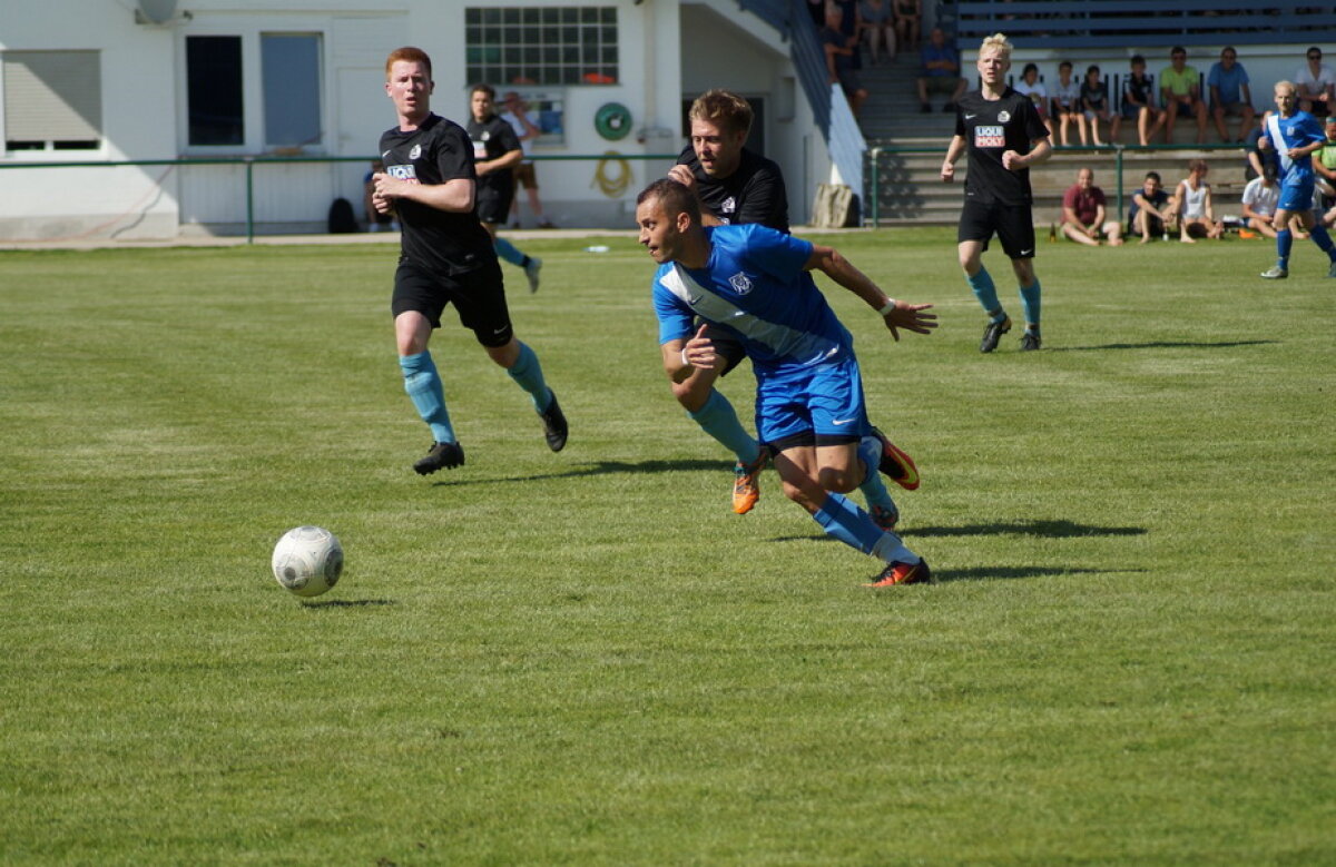 O echipă de români face spectacol în Germania » "Condițiile de aici sunt de L2 în România chiar dacă noi jucăm în L8"