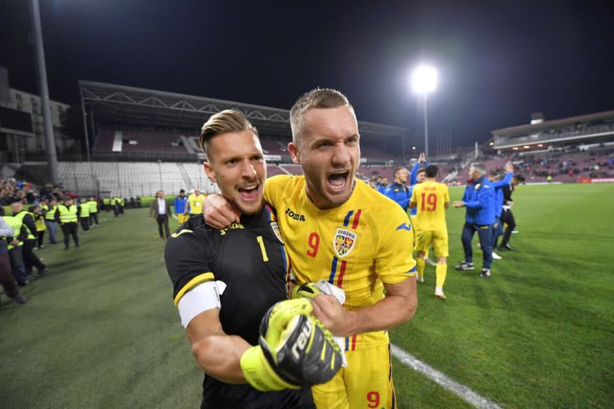 GALERIE FOTO + VIDEO Superimagini cu bucuria "tricolorilor" după victoria magică împotriva Țării Galilor! Ce s-a întâmplat în vestiar 