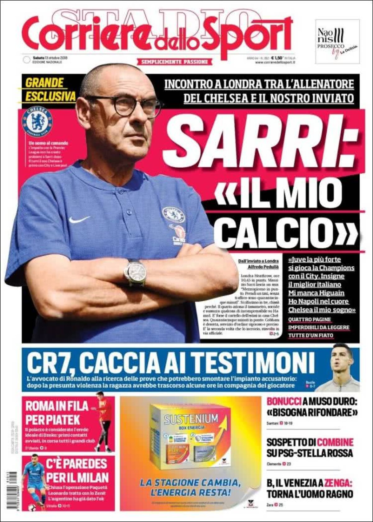 Ce scriu azi ziarele de sport din lume (13 octombrie 2018)