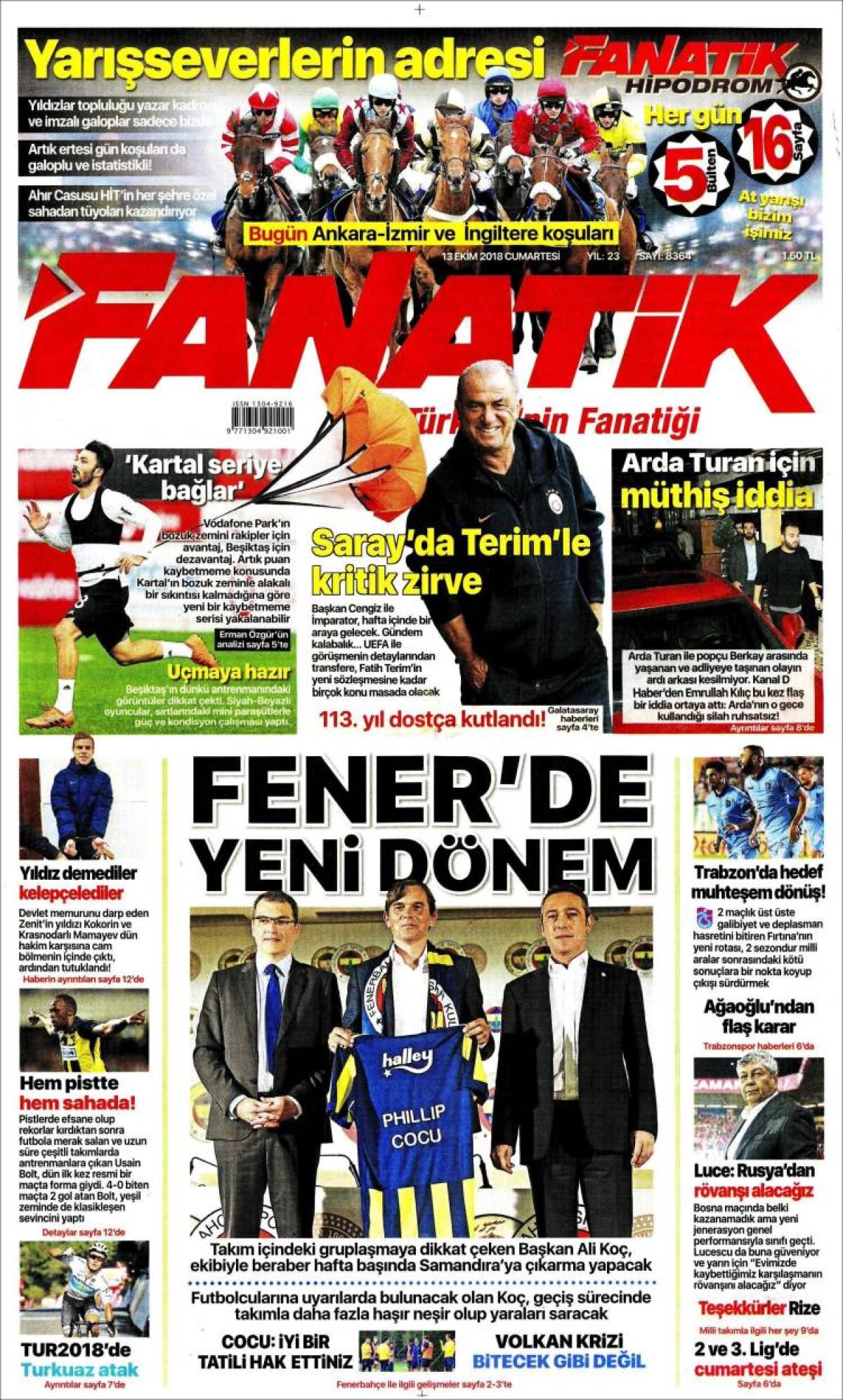 Ce scriu azi ziarele de sport din lume (13 octombrie 2018)