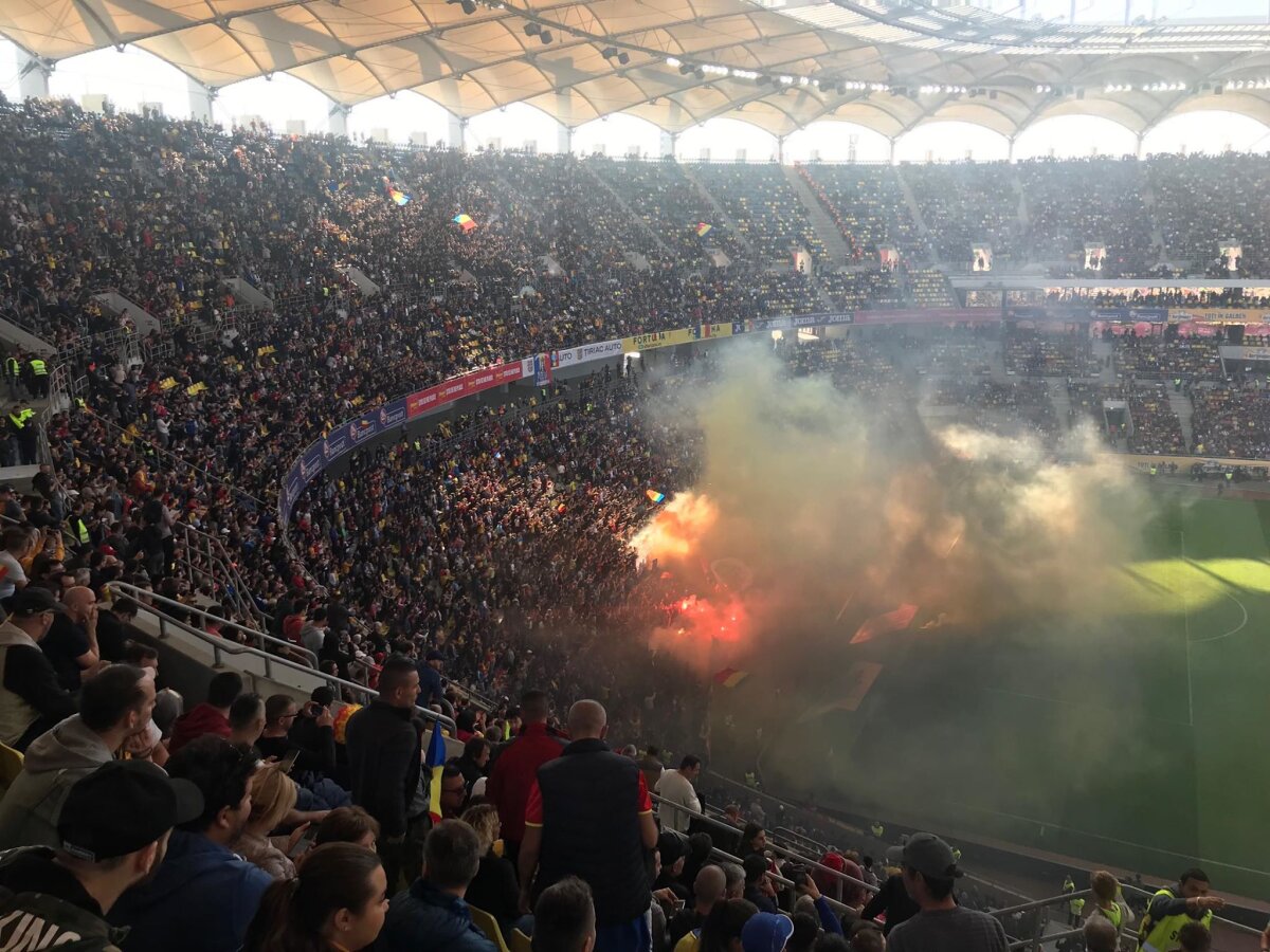 FOTO România poate avea avea terenul suspendat după meciul cu Serbia! Partida a fost oprită în debut!