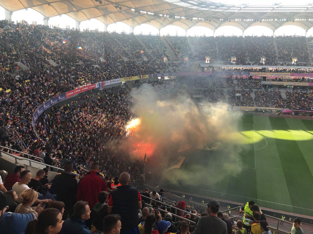 FOTO România poate avea avea terenul suspendat după meciul cu Serbia! Partida a fost oprită în debut!