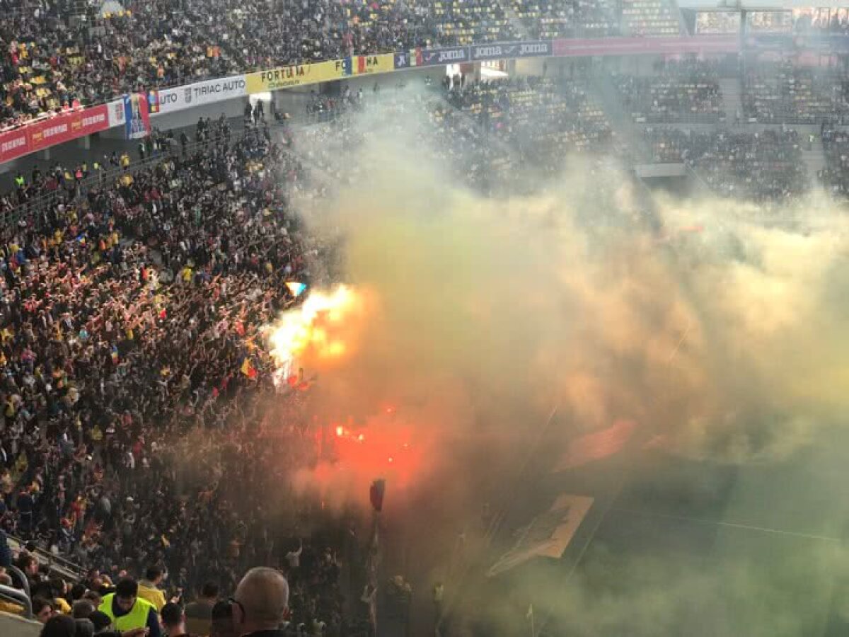 FOTO România poate avea avea terenul suspendat după meciul cu Serbia! Partida a fost oprită în debut!