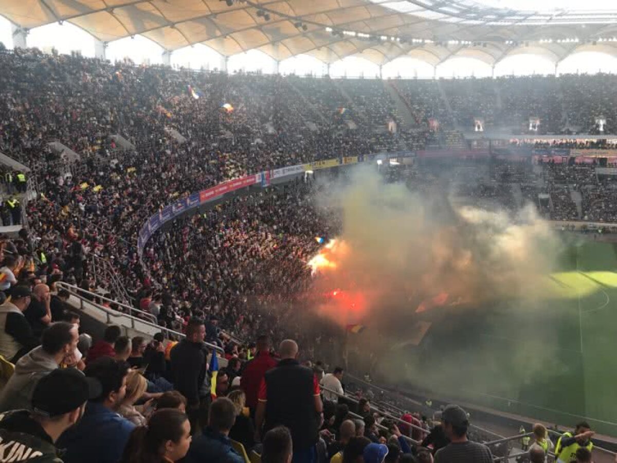 FOTO România poate avea avea terenul suspendat după meciul cu Serbia! Partida a fost oprită în debut!