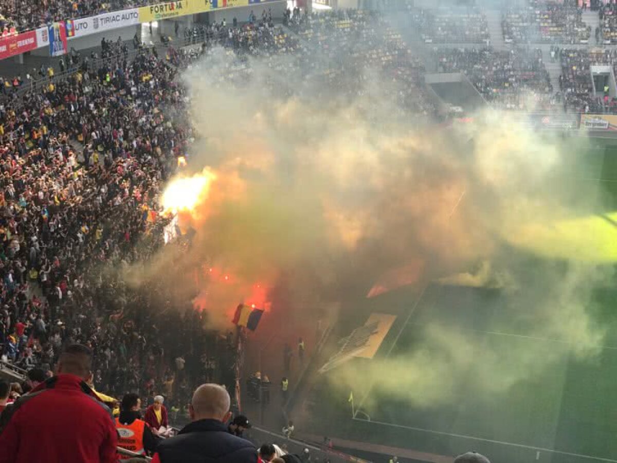 FOTO România poate avea avea terenul suspendat după meciul cu Serbia! Partida a fost oprită în debut!