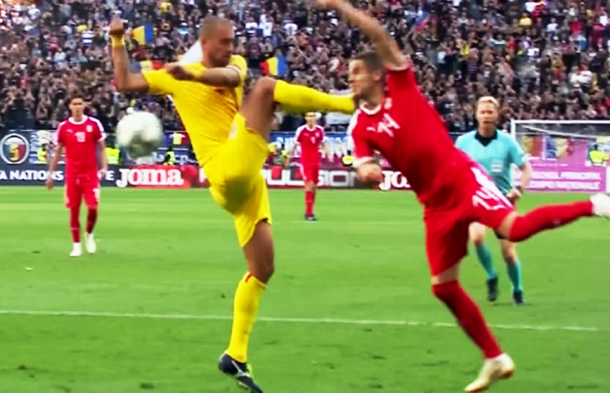 ROMÂNIA - SERBIA 0-0// FOTO Gabriel Tamaș, omul negru! Roșu și penalty după o intrare de AMATOR