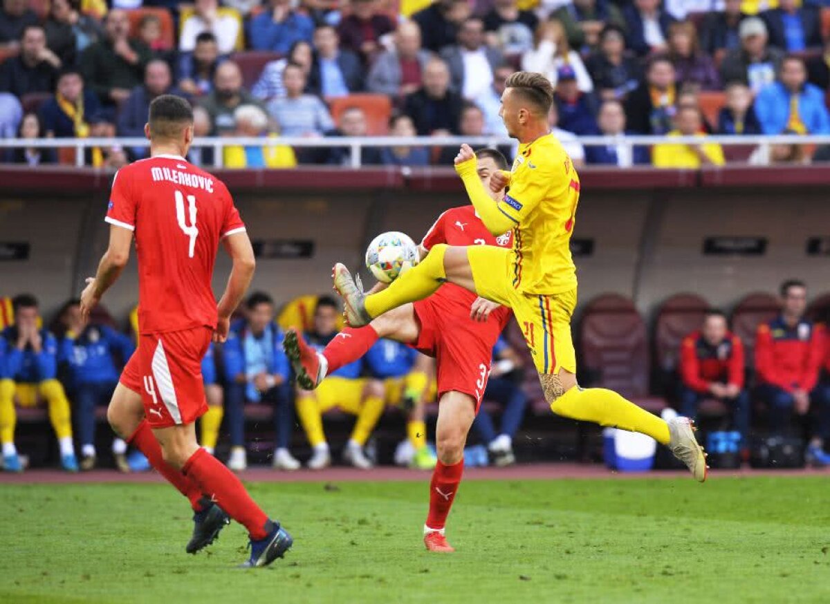 România - Serbia 0-0 // VIDEO + FOTO "Tricolorii" rezistă eroic în 10 oameni și păstrează șanse la prima poziție în grupa din Liga Națiunilor