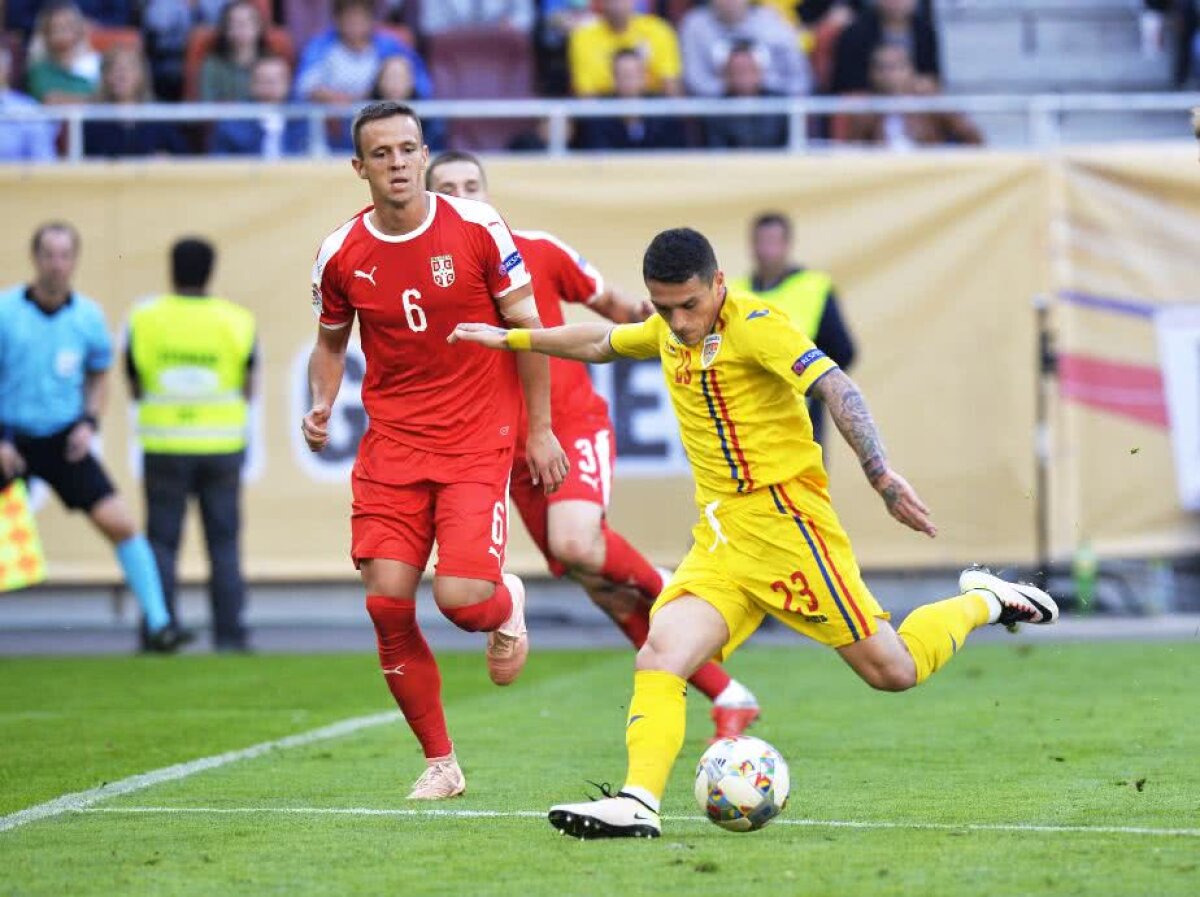 România - Serbia 0-0 // VIDEO + FOTO "Tricolorii" rezistă eroic în 10 oameni și păstrează șanse la prima poziție în grupa din Liga Națiunilor