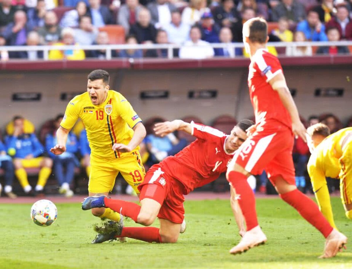 România - Serbia 0-0 // VIDEO + FOTO "Tricolorii" rezistă eroic în 10 oameni și păstrează șanse la prima poziție în grupa din Liga Națiunilor