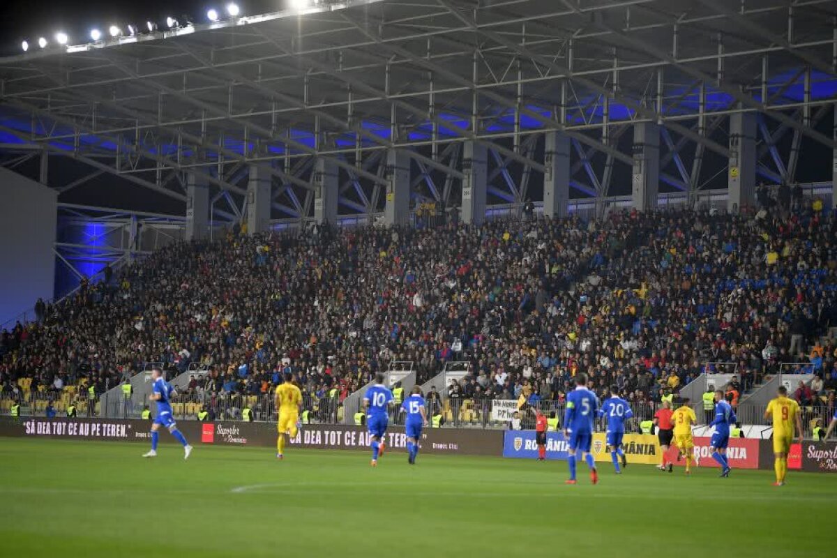 FOTO Atmosferă de sărbătoare la Ploiești! Stadionul full într-un meci care ne-a dus la EURO 2019 după 20 de ani