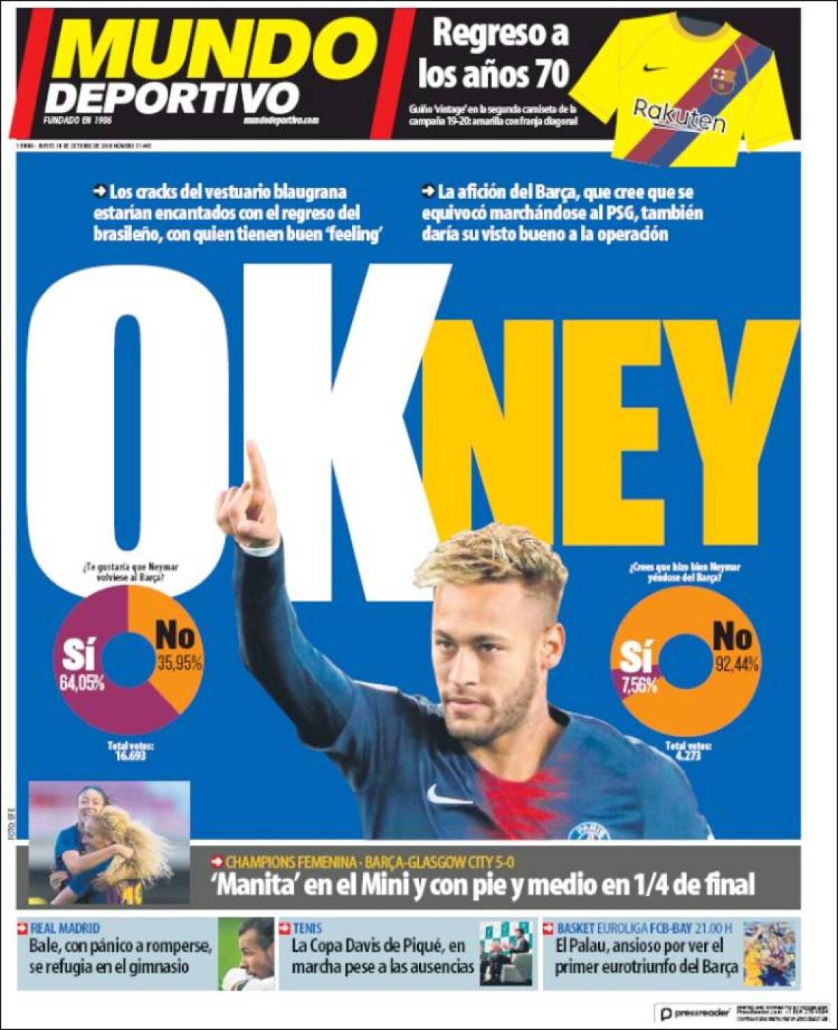 Ce scriu azi ziarele de sport din lume (18 octombrie 2018)