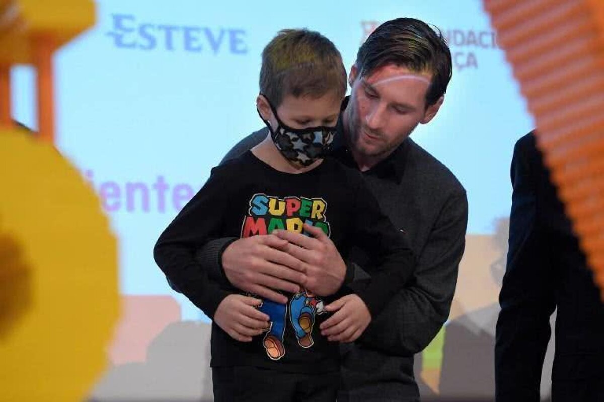 Încă un gest de mare campion al lui Leo Messi » Argentinianul a făcut fericiți zeci de copii care suferă de cancer