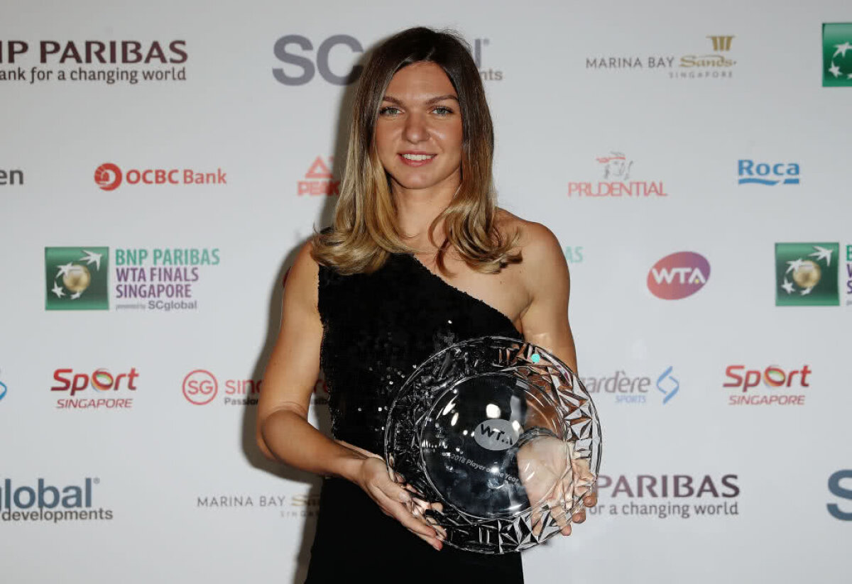 FOTO Simona Halep, desemnată cea mai bună jucătoare a anului! Imagini superbe de la festivitatea de premiere + Celelalte distincții acordate
