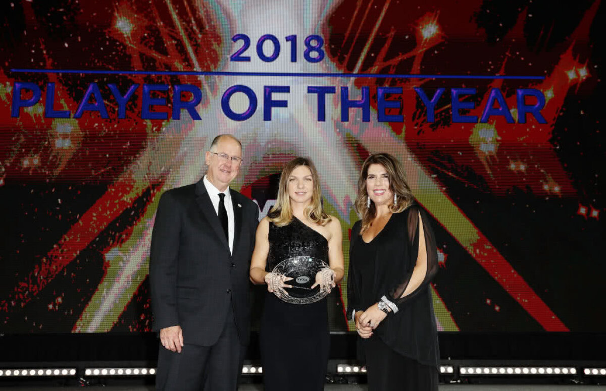 FOTO Simona Halep, desemnată cea mai bună jucătoare a anului! Imagini superbe de la festivitatea de premiere + Celelalte distincții acordate