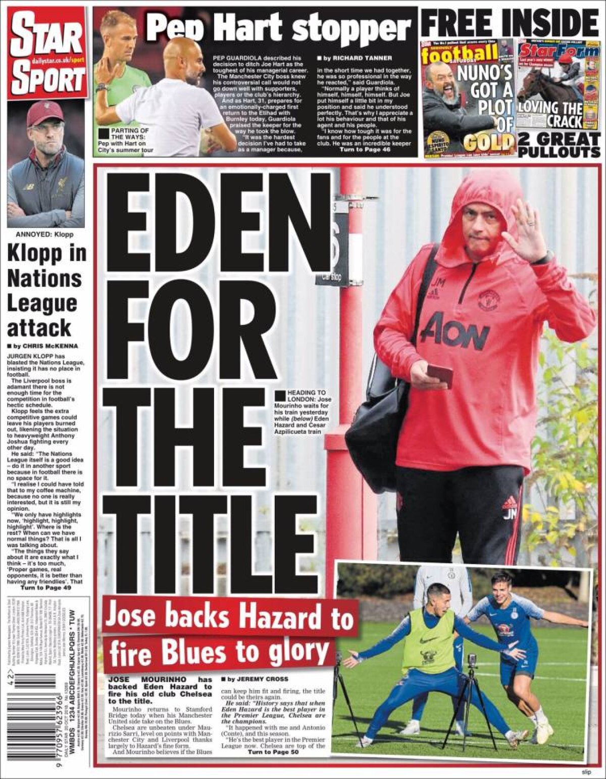 Ce scriu azi ziarele de sport din lume (20 octombrie 2018)