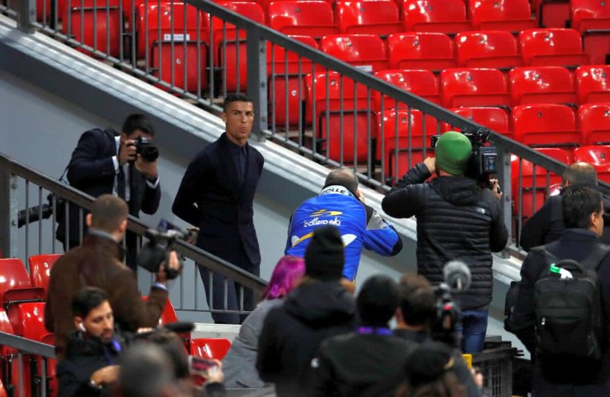 FOTO Cristiano Ronaldo a sclipit la revenirea pe Old Trafford: a purtat un ceas cu 424 de diamante albe care costă o avere!