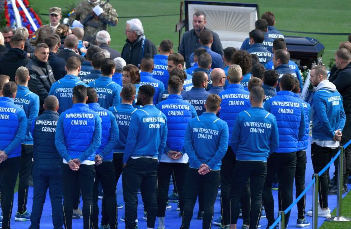 FOTO Gest suprem făcut de vedeta Craiovei în memoria lui Ilie Balaci! Comunicat oficial al clubului