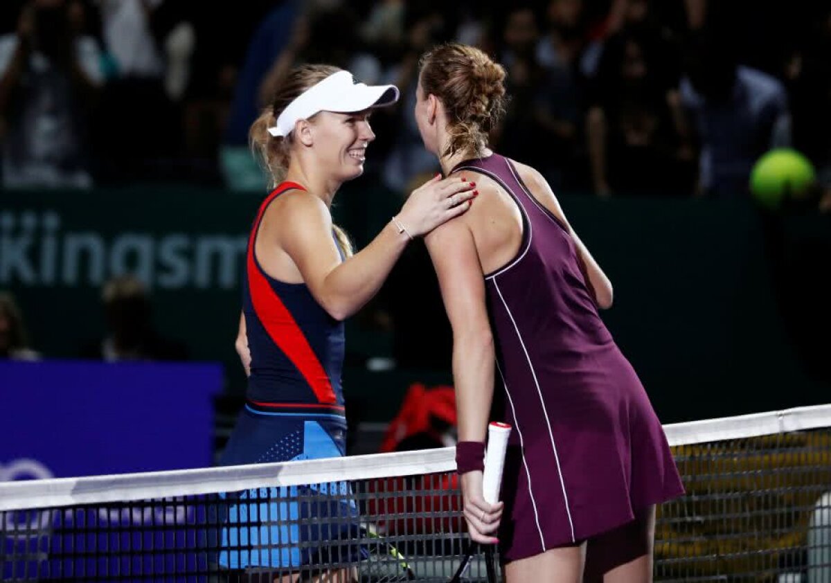 TURNEUL CAMPIOANELOR // VIDEO + FOTO Elina Svitolina, revelația de la Singapore » Wozniacki, meci decisiv cu Pliskova