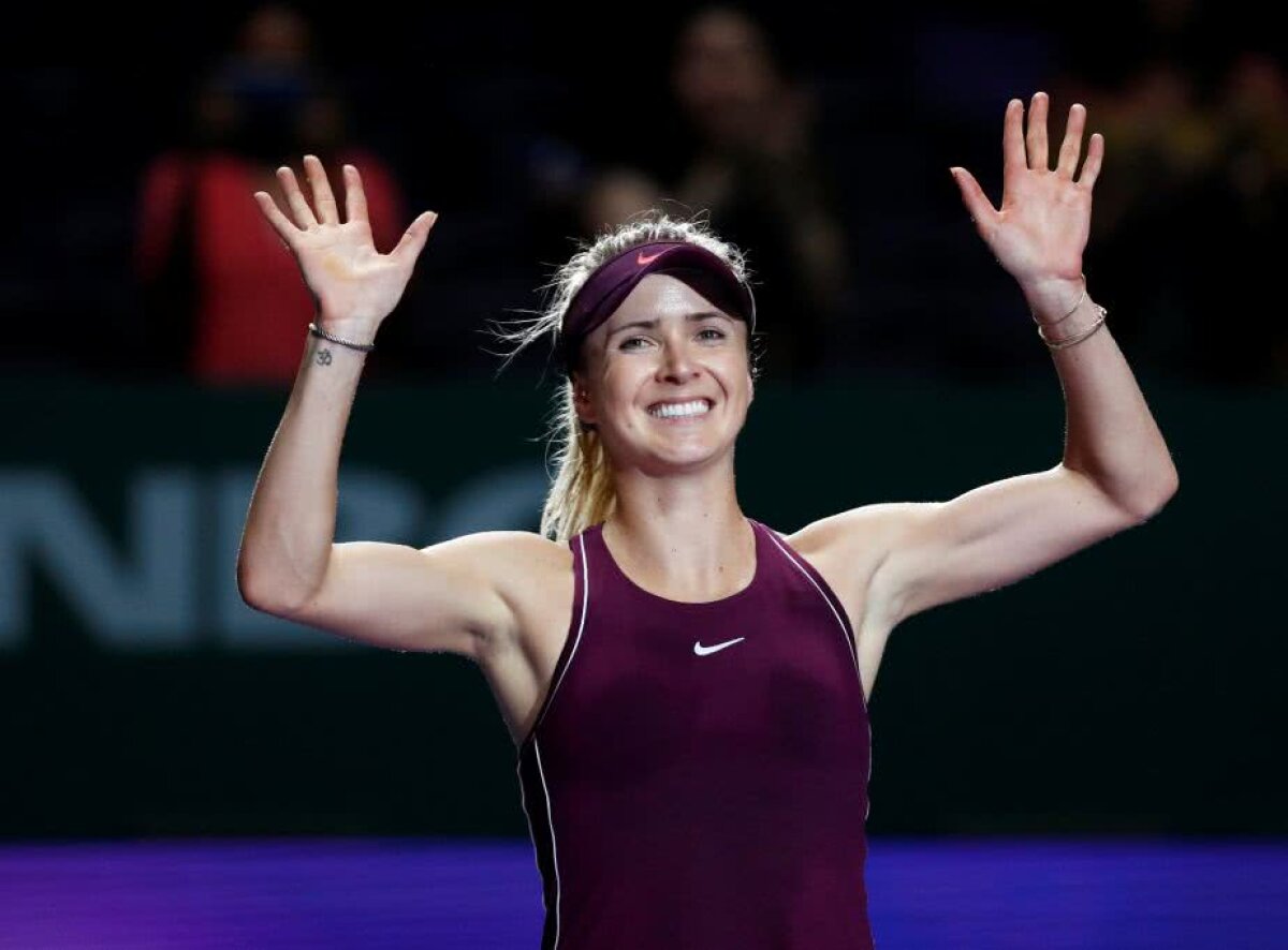 TURNEUL CAMPIOANELOR // VIDEO + FOTO Elina Svitolina, revelația de la Singapore » Wozniacki, meci decisiv cu Pliskova