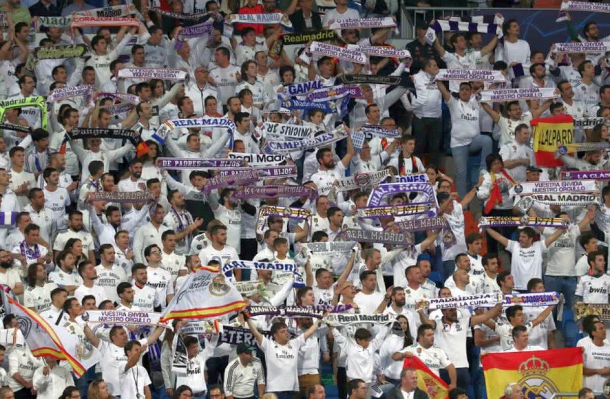 VIDEO + FOTO Atenție, mesaj vulgar! Stupefacție în minutul 12 al transmisiunii de pe "Santiago Bernabeu", la Real Madrid - Plzen