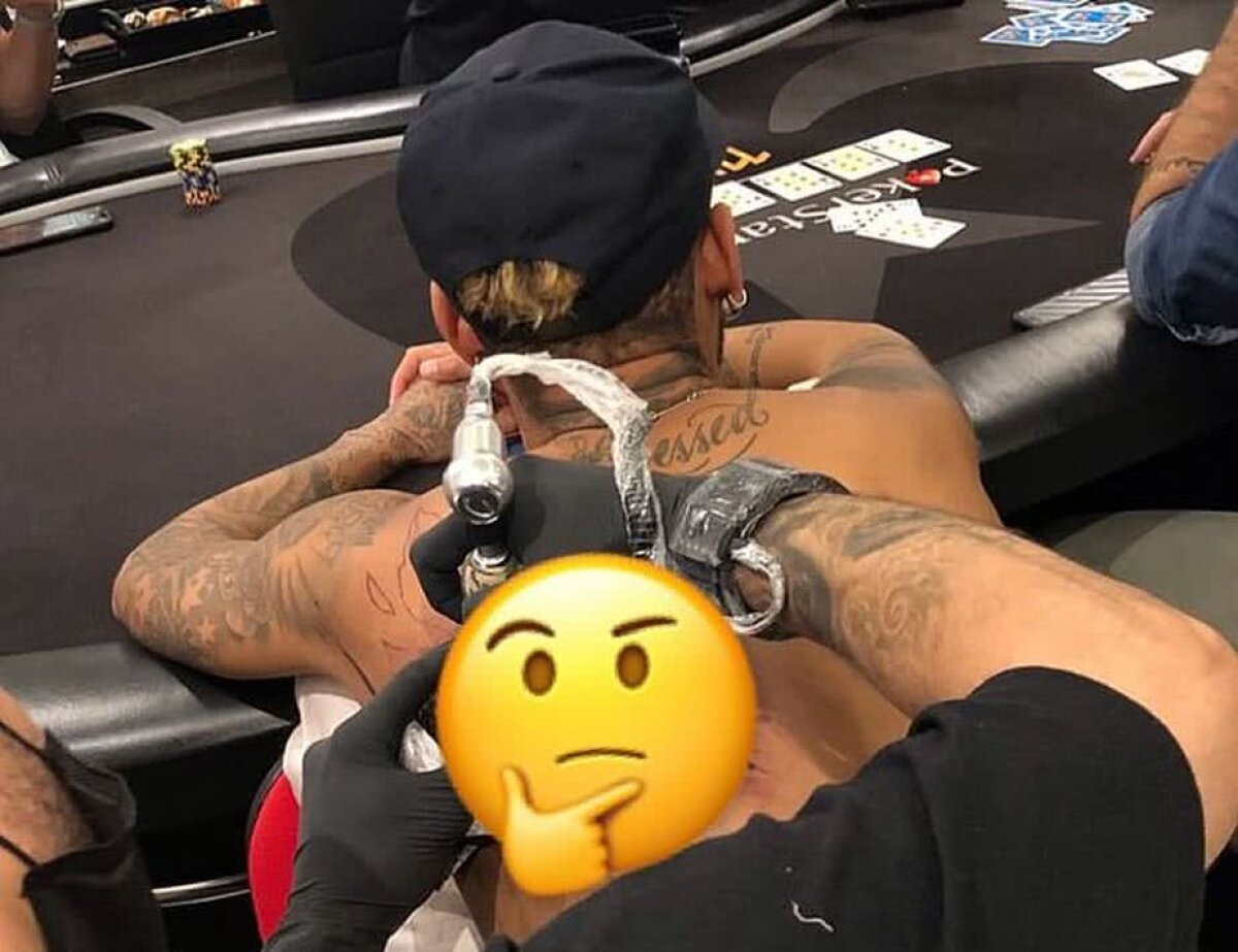FOTO Neymar și-a făcut cel mai ciudat tatuaj » Doi supereroi acoperă tot spatele starului brazilian