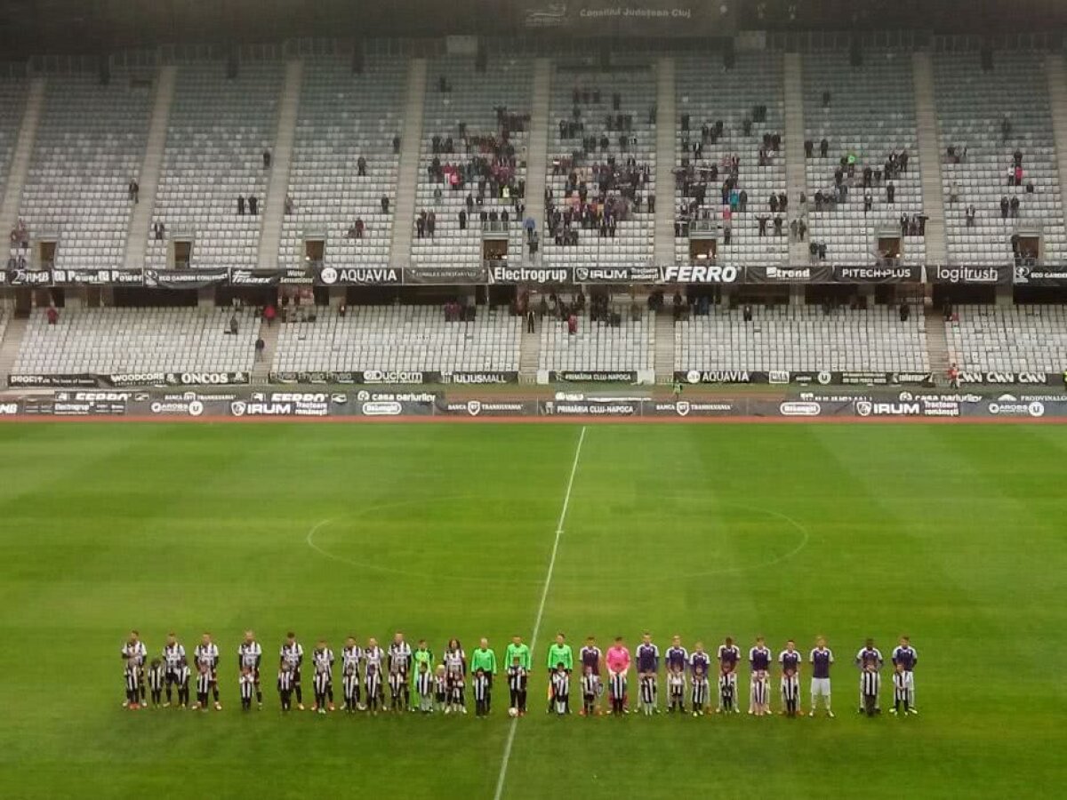 VIDEO + FOTO Primul meci, prima victorie după sfârșitul "erei Falub" » "U" Cluj doboară ACS Poli 