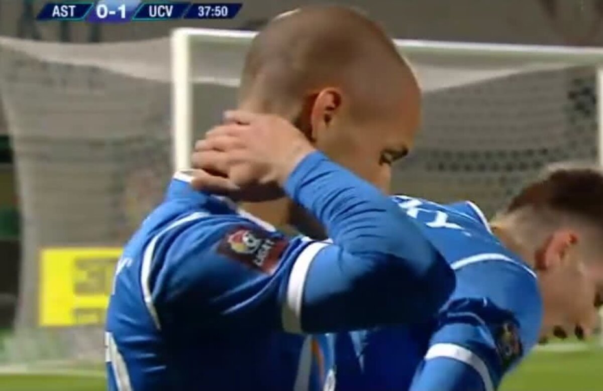 GALERIE FOTO Celebrare tristă » Mitriță a marcat primul gol după ce și-a tatuat vorbele lui Ilie Balaci pe ceafă, apoi i-a dedicat reușita "Minunii Blonde"