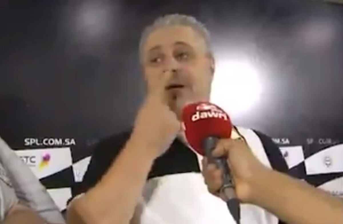 VIDEO Șumudică, show după victoria dramatică! Declarații în portugheză pentru arabi: "Dumnezeu face mereu dreptate! Când se luptă un FIAT cu un Mercedes, ultimul câștigă"